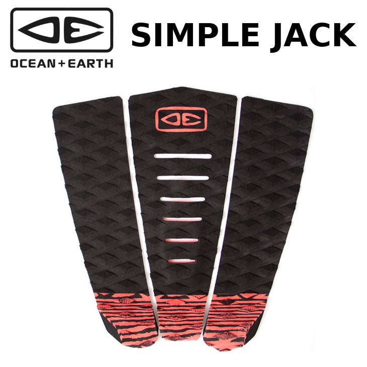 OCEAN&EARTH（オーシャンアンドアース）SIMPLE JACK 3PIECE トラクション パフォーマンス用デッキパッド