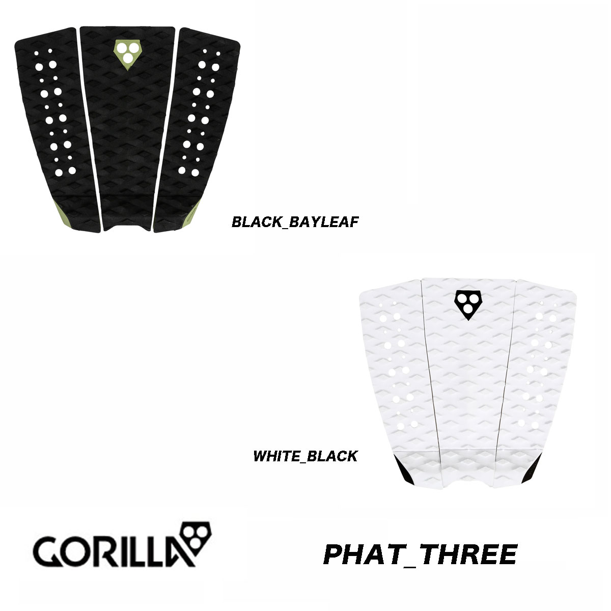 GORILLA GRIP（ゴリラグリップ）デッキパッド　PHAT　THREE