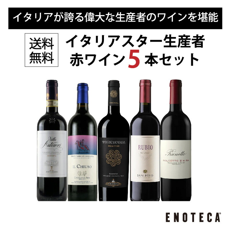 ワイン10本 イタリアワイン10本セット［wineg-001］
