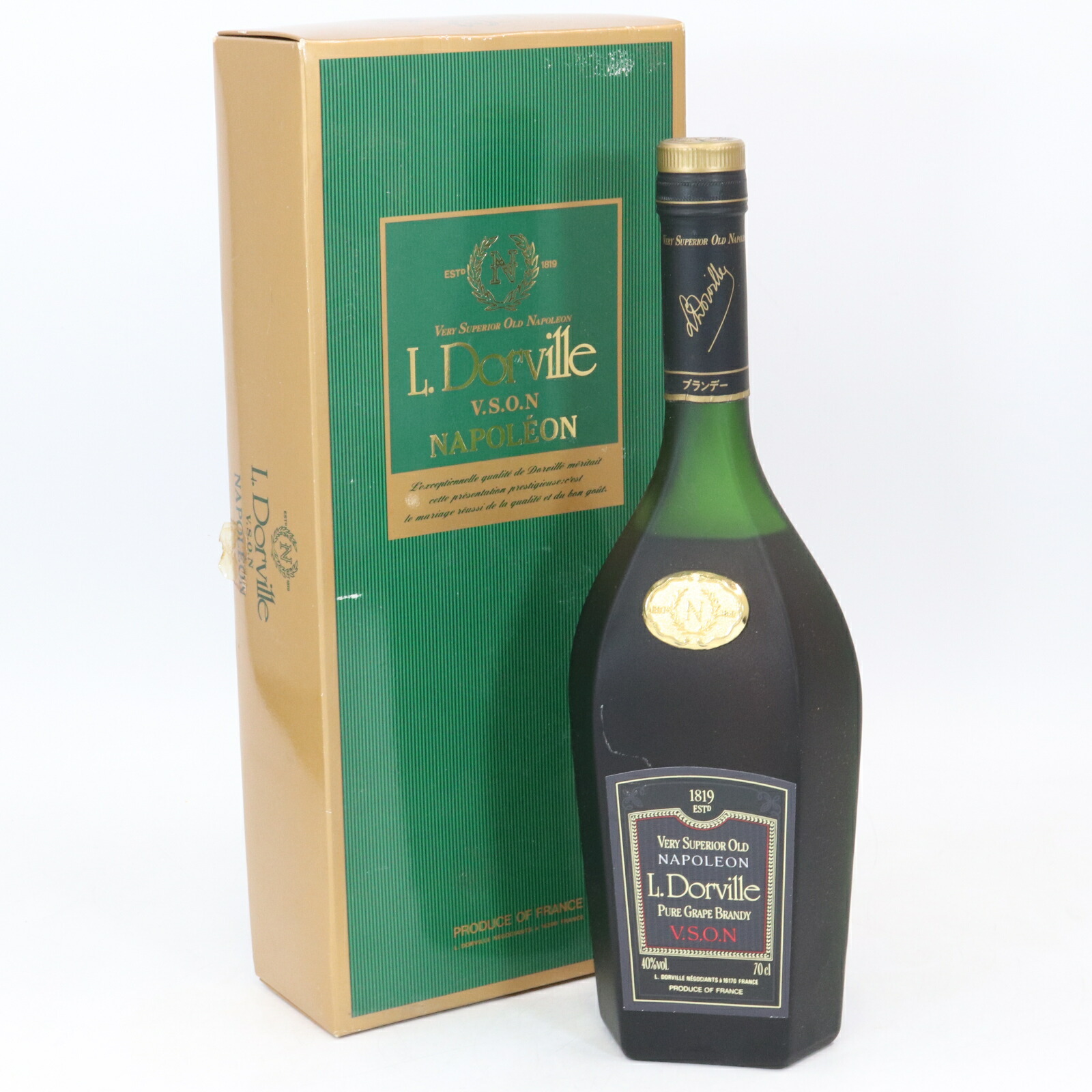 楽天市場】【中古】未開栓 ブランデー ドービル ナポレオン VSON