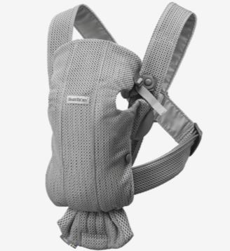 ☆★送料無料★★【正規代理店商品】【メーカー保証2年】ベビービヨルン　ベビーキャリアMINI　Air　グレーメッシュ仕様/出産祝い/簡単装着/男女兼用/｜あんさんぶる