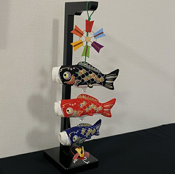 室内飾り鯉のぼり　つるし鯉【6色矢車付き】　/鯉ものがたりミニ/日本のお土産 17,612円