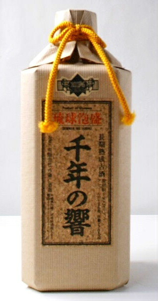 楽天市場】千年の響 43度 長期熟成古酒 10年 720ml【なきじん/泡盛/父