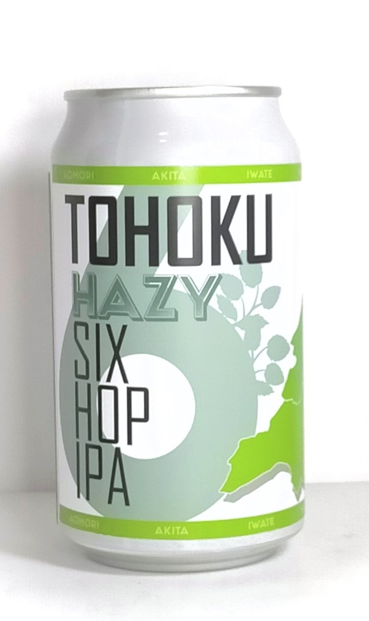 Be Easy Brewing Tohoku 6 Hop Hazy IPA 350ml缶