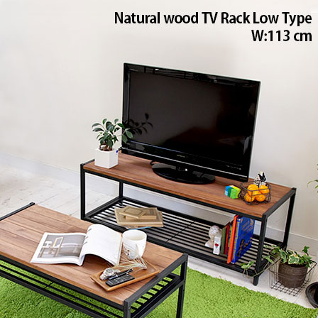 木製インテリア テレビ台 ローボード 天然木 TV台 ロータイプ テレビラック オープンラック リビングボード 収納ラック シェルフ ラック コンパクト レトロ おしゃれ アジアン ヴィンテージ 和モダン シンプル 北欧 ナチュラル ロマンチック AVラック 塩系 カフェ風 一人