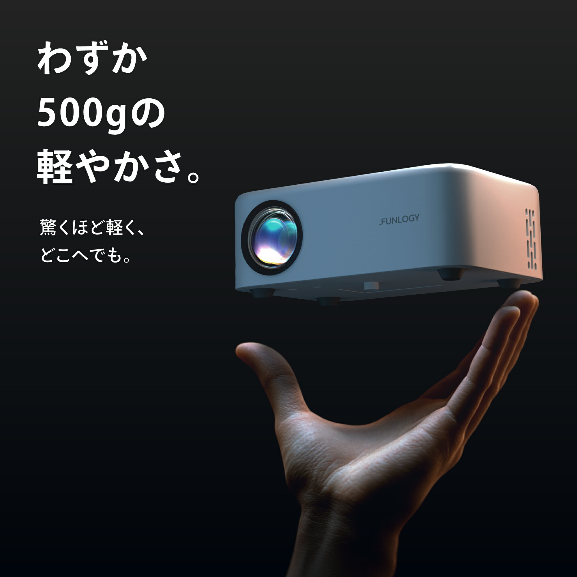 SS限定1,500円OFF！】【送料無料】プロジェクター FUNLOGY Projector
