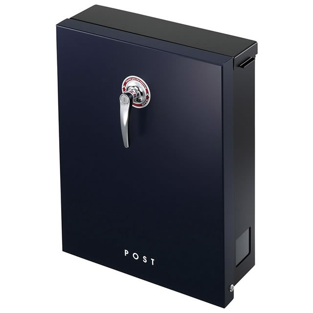 美濃クラフト 郵便ポスト LEAP リープ LEP-CB シティブルー色 鍵付き｜エントランス　店