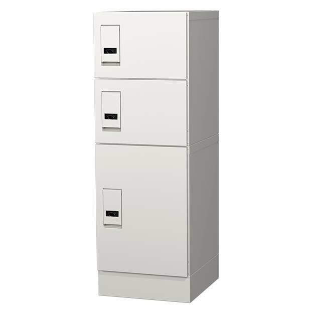 エスディエス 集合住宅向け 宅配ボックス 宅配キーパーA シンプル 6~8戸向け マットホワイト色 TK10AS-SSMB-MW