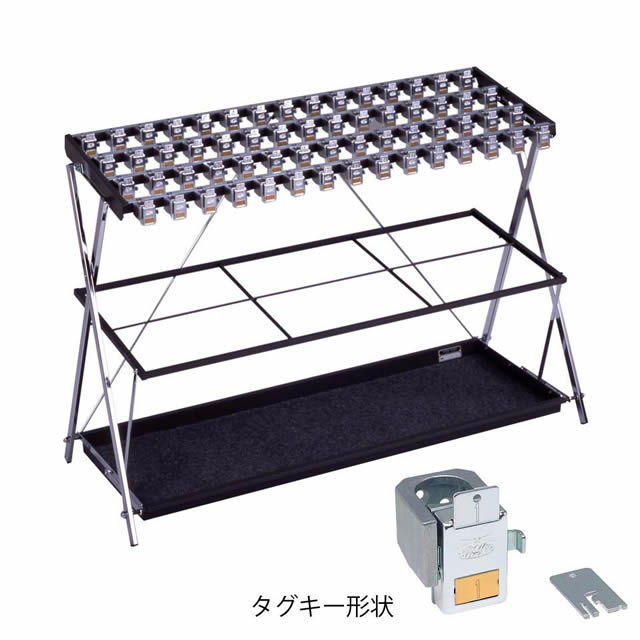【法人送りとどける制限事項商いもの】ミヅシマ製造 鍵付折り畳み式傘立てX 60本立 X-60 231-0050 収納家具-玄関収納
