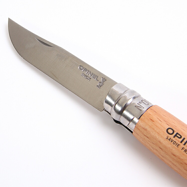 50%OFF!】 正規輸入品Opinel オピネル ステンレススチールナイフ No.8 #8 123080 フォールディングナイフ キャンプ アウトドア  名前 釣り 折り畳み式 かっこいい 携帯しやすい 木柄 ロック機能あり 持ち運びしやすい おすすめ 名前入れ  condominiotiradentes.com