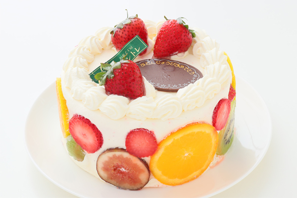 楽天市場 スペシャルレインボーケーキ５号サイズ 誕生日ケーキ お誕生日ケーキ バースデー ケーキ ホールケーキ ホール いちご フルーツ 大人 子供 サプライズ レインボー 虹 色 サプライズ かわいい 可愛い おしゃれ お取り寄せ スイーツ お菓子工房アントレレ お菓子