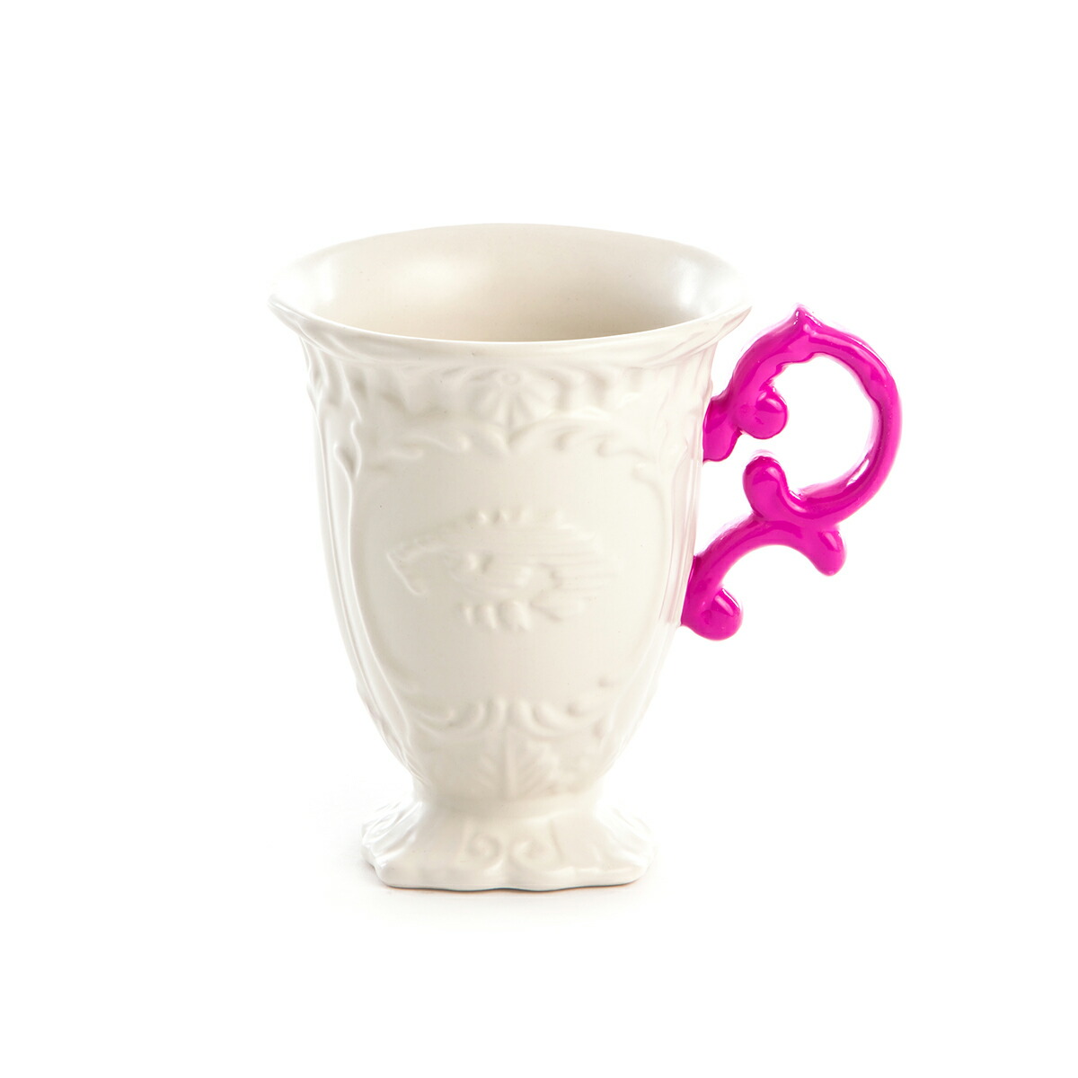 【クーポン対象】 【正規輸入品】SELETTI I WARES ポーセリンマグFUCSIA 食器 プレート マグカップ ギフト 陶器 プレゼント インテリア コーヒー マグ 器 女性 白