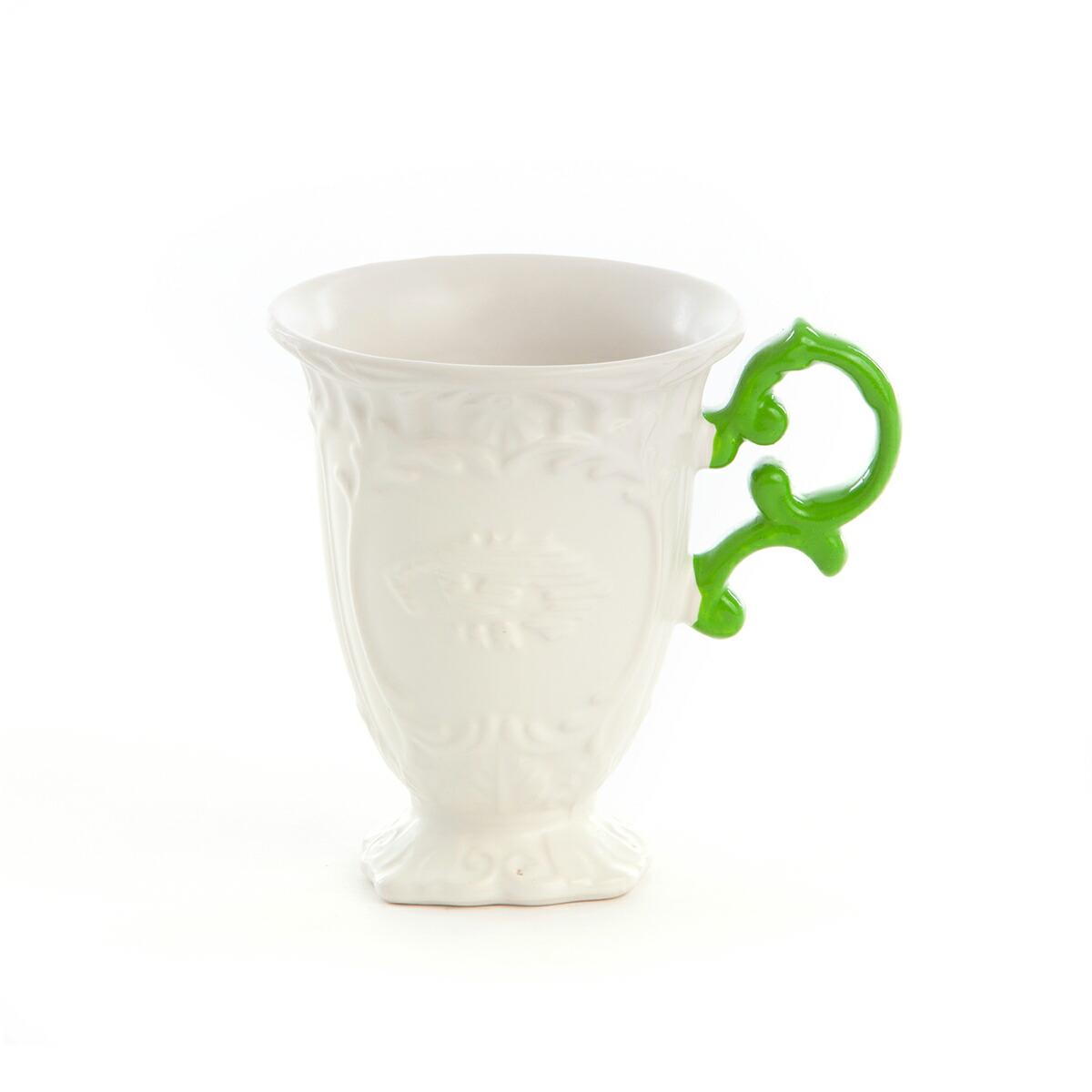 【クーポン対象】 【正規輸入品】SELETTI I WARES ポーセリンマグGREEN 食器 プレート マグカップ ギフト 陶器 プレゼント インテリア コーヒー マグ 器 女性 白