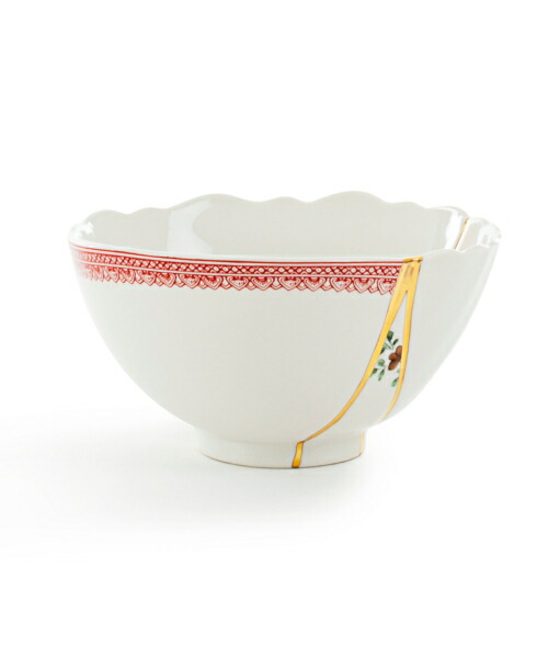 お値下げしました【未使用品】Seletti Kintsugi中皿 約27cm SELETTI/kintsugi プレート 27cm n'1（食器）｜SELETTI