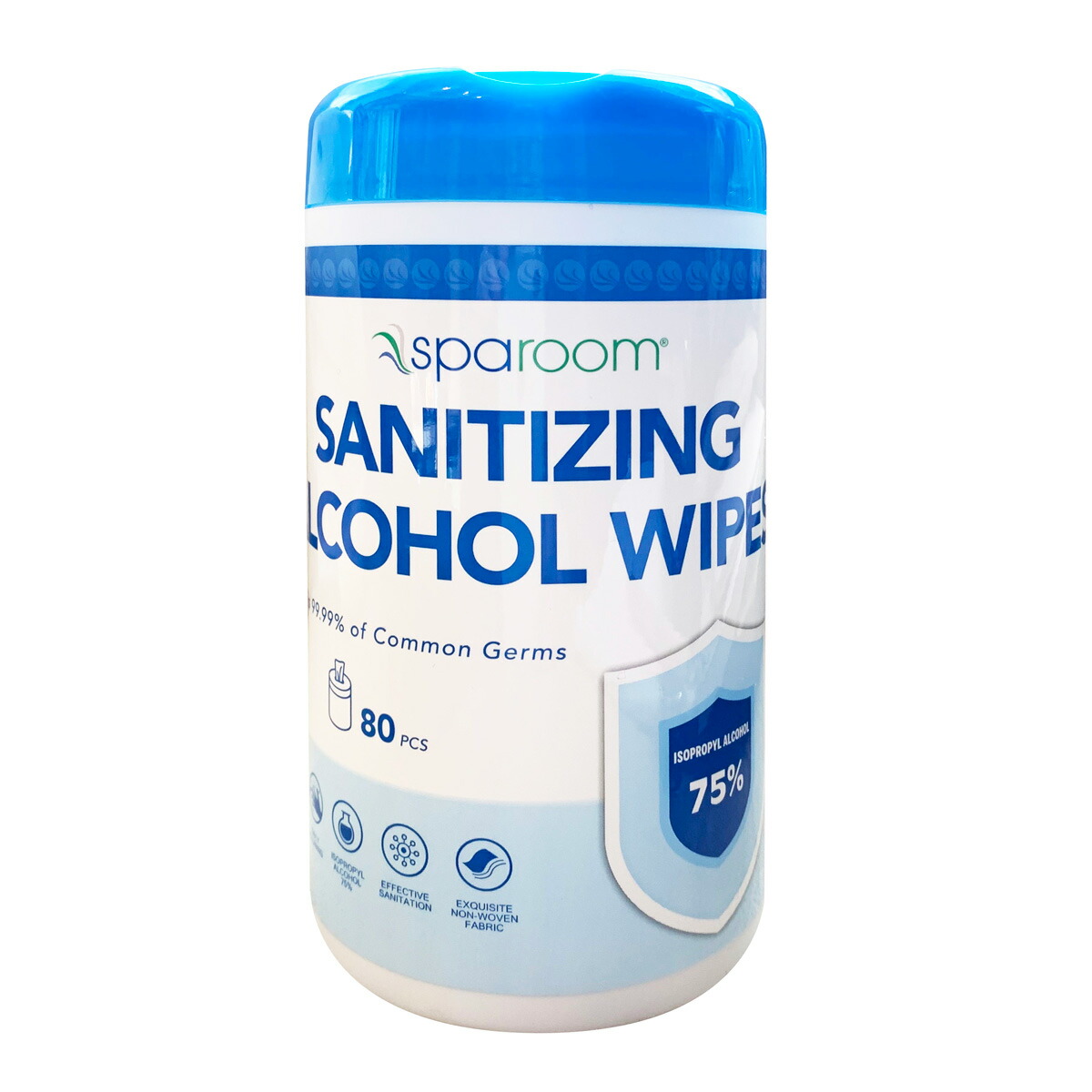 【楽天市場】【セール品】Sparoom Hand Sanitizing Alcohol Wipes 80pcs アルコールウェットティッシュ
