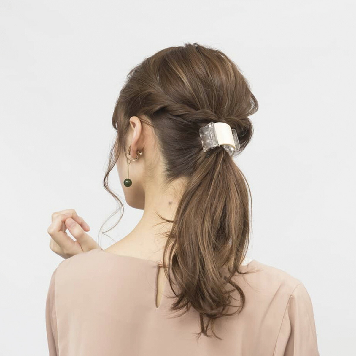 Linziclip ヘアクリップ 全8色 バンスクリップ 髪留め 跡がつかない