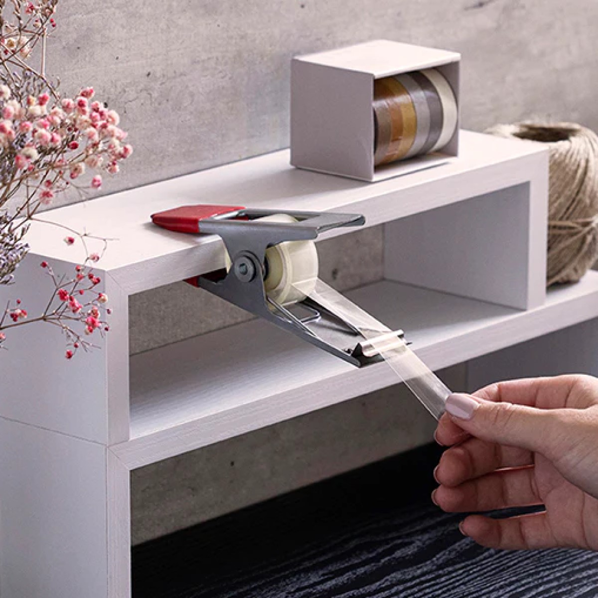 【楽天市場】PelegDesign クランプテープホルダー テープホルダー テープカッター クリップ セロハンテープ ステーショナリー 文具