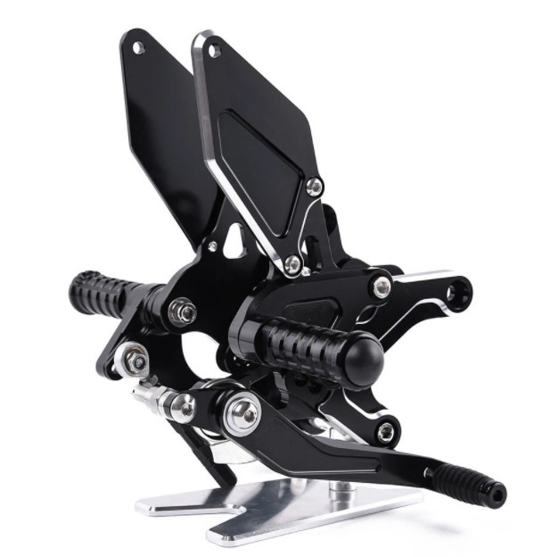 カワサキ Ｚ９００ＲＳ バックステップ CNCブラックアルマイト パーツ 