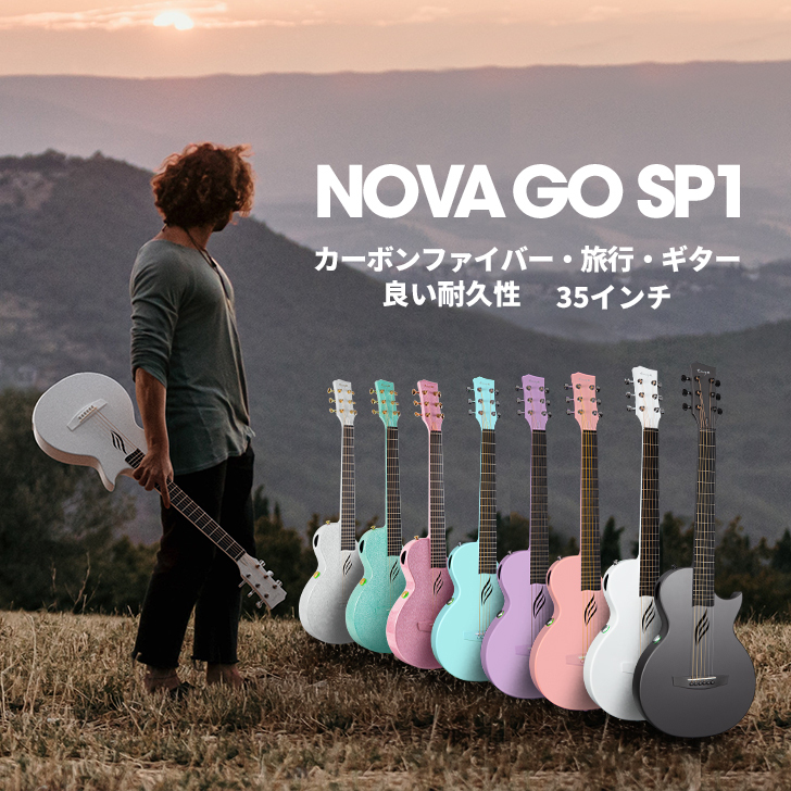 ネット買付 Enya Nova Go SP1アコースティックエレキギター・カーボン