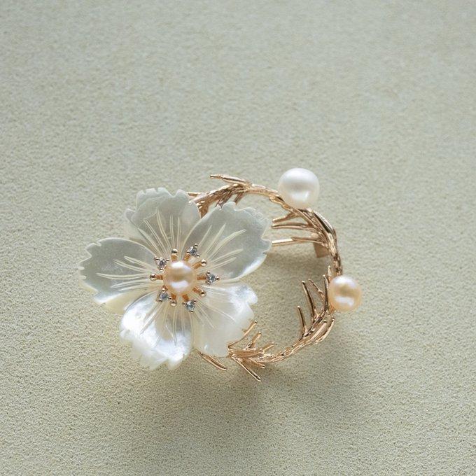 楽天市場】ブローチ 蝶 バタフライ 天然白蝶貝 シェル シンプル 知的