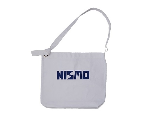 日産コレクション HERITAGE リング ショルダーバッグ ホワイト NISMO ロゴ入り ファッション小物 黒
