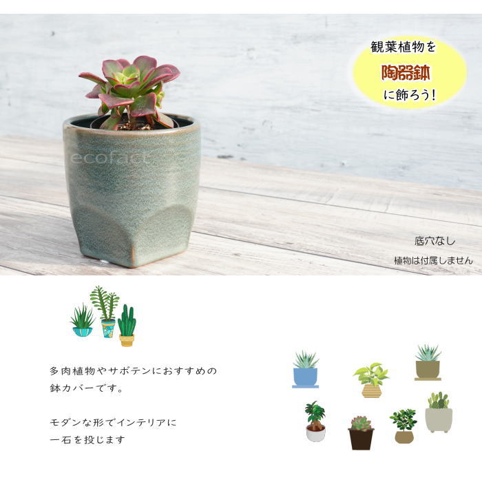 鉢カバー テルエス11 青 陶器鉢 植木鉢 おしゃれ プランター 園芸鉢 多肉植物 サボテンポット Epheseweb Com