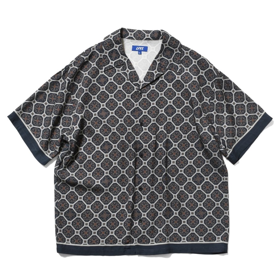ラファイエット LFYT LAFAYETTE 半袖  プルオーバー 開けっ広げ色つや アロハ SKATE 滑る LS260206