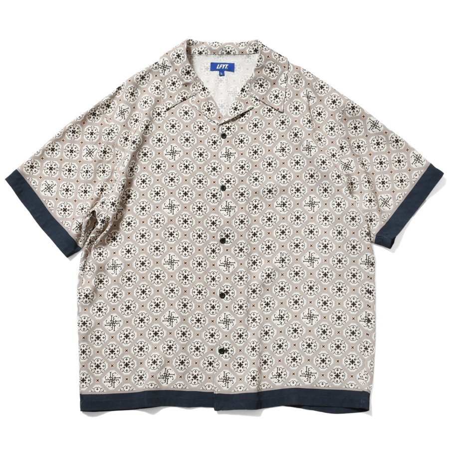 ラファイエット LFYT LAFAYETTE 半袖  プルオーバー 開けっ広げ色つや アロハ SKATE 滑る LS260206