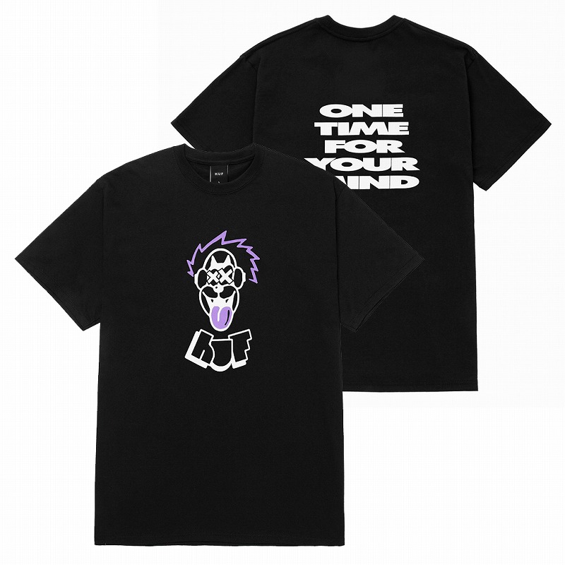 楽天市場】HUF ハフ UNLAWFUL T-SHIRTS BLACK Tシャツ ブラック