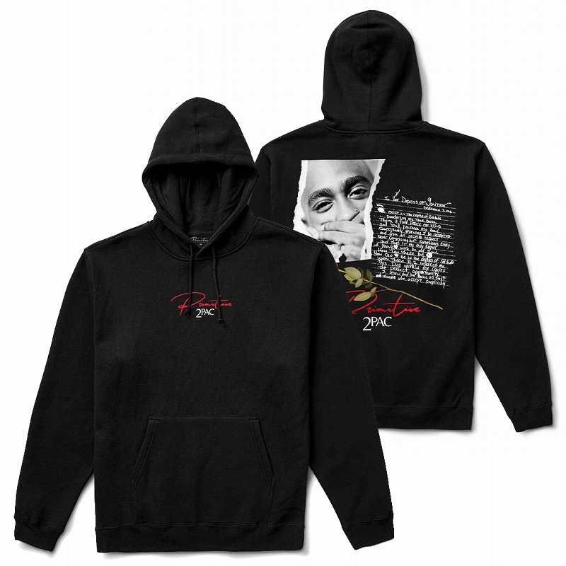 楽天市場】PRIMITIVE 【 プリミティブ 】× 2PAC コラボ パーカー STAY