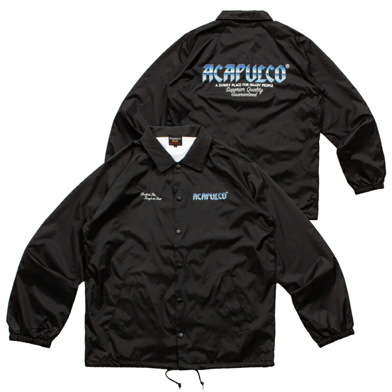アカプルコデフアレスゴールド ACAPULCO GOLD コーチジャケット ナイロン SKATE 滑る 亜米利加 表どおりブランド名