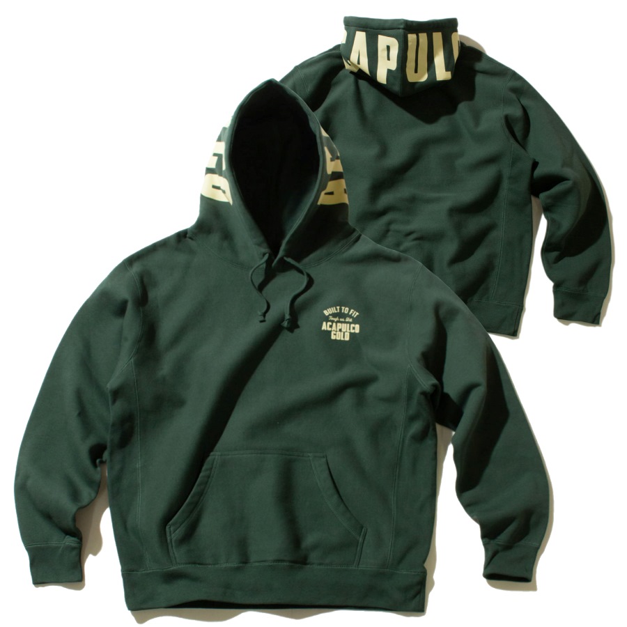 アカプルコゴールド ACAPULCO GOLD パーカー プルオーバー ヘビーオンス 肉厚 裏起毛 13.5oz SKATE スケート アメリカ ストリートブランド
