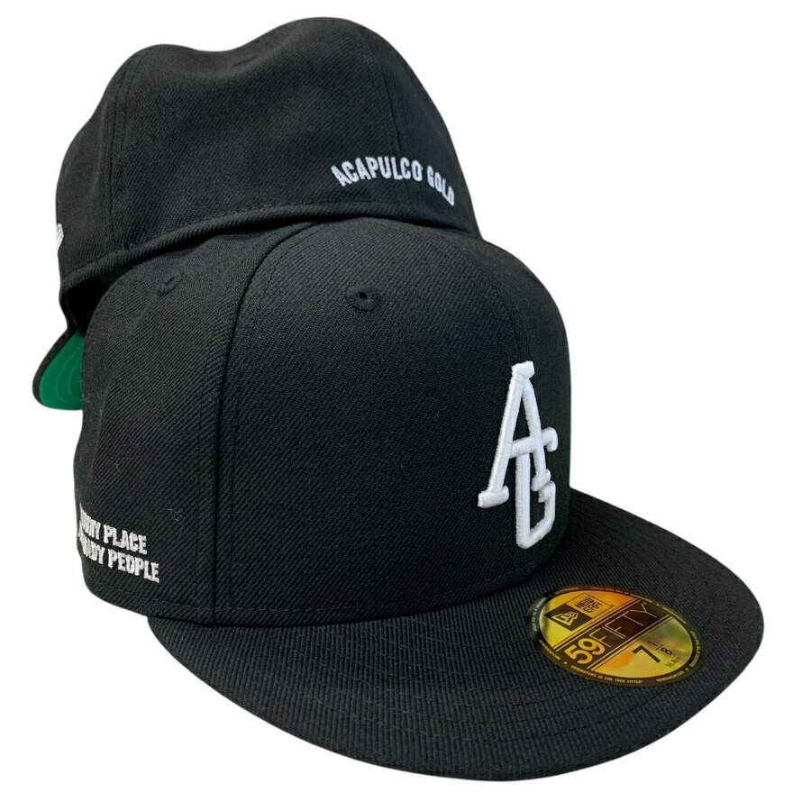 アカプルコデフアレスゴールド ACAPULCO GOLD 旗がしら フィッティッド かぶり笠 59fifty CAP 表どおり STREET 亜米利加ブランド名