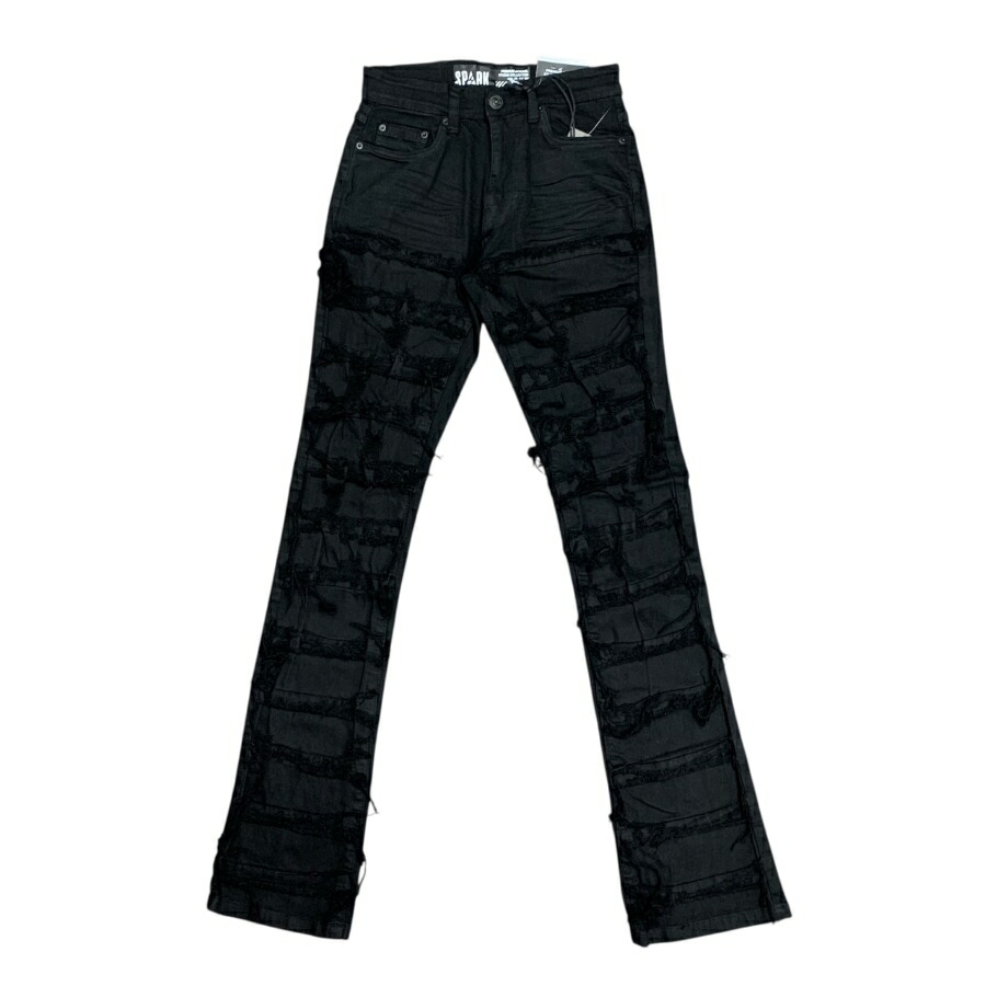 Sainte Laurent コーティングブラックデニム スキニー　サイズ28 Saint Laurent Paris(サンローランパリ) スキニーデニムパンツ
