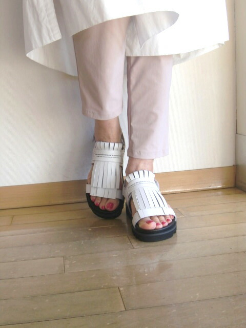 MAISON MAVERICK PRESENTS メゾン マヴェリック プレゼンツ Tassel and Fringe Sandals ロゴ プラットフォーム タッセル/フリンジ サンダル 送料無料 レディース