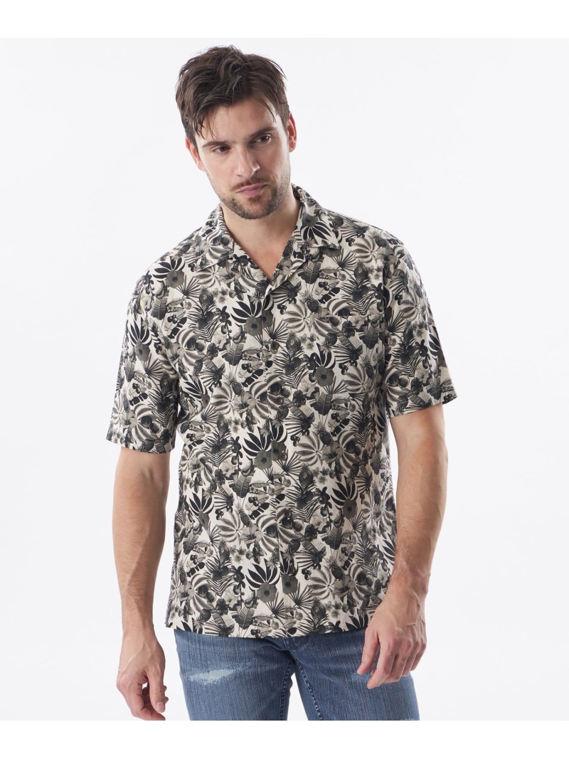 【PRIMA COLLECTION】オープンカラーインポートシャツ EPOCA UOMO エポカ トップス シャツ・ブラウス カーキグリーン【送料無料】[ Fashion]