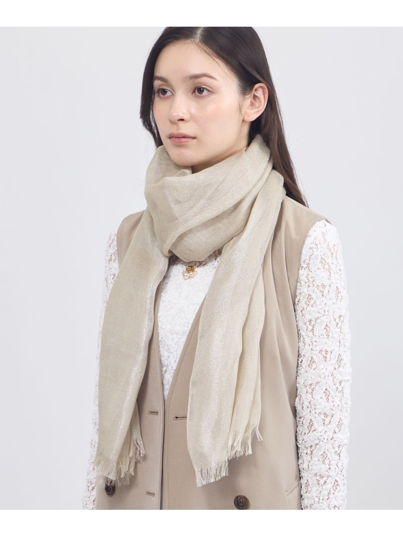 【SALE／30%OFF】メローラメストール EPOCA エポカ ファッション雑貨 マフラー・ストール・ネックウォーマー ベージュ【RBA_E】【送料無料】[ Fashion]｜EPOCA