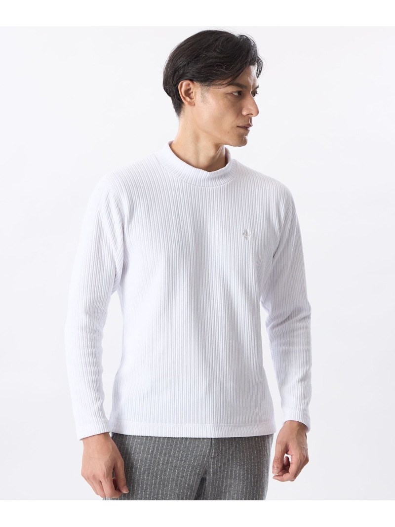 ランダムストライプカットソー EPOCA UOMO エポカ トップス カットソー・Tシャツ ホワイト ネイビー【送料無料】[ Fashion]