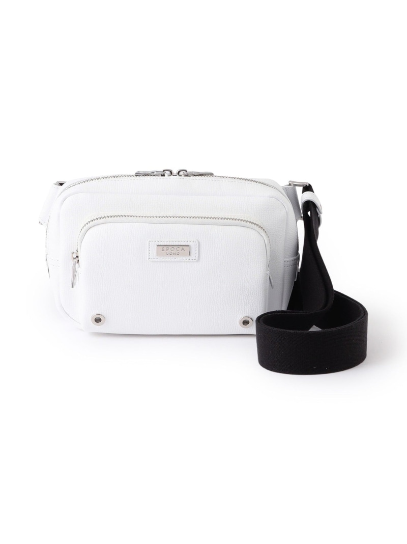 【SALE／40%OFF】*Safari11月号掲載*クロスグレインボディバッグ EPOCA UOMO エポカ バッグ その他のバッグ ホワイト ブラック【RBA_E】【送料無料】[ Fashion] 20,790円