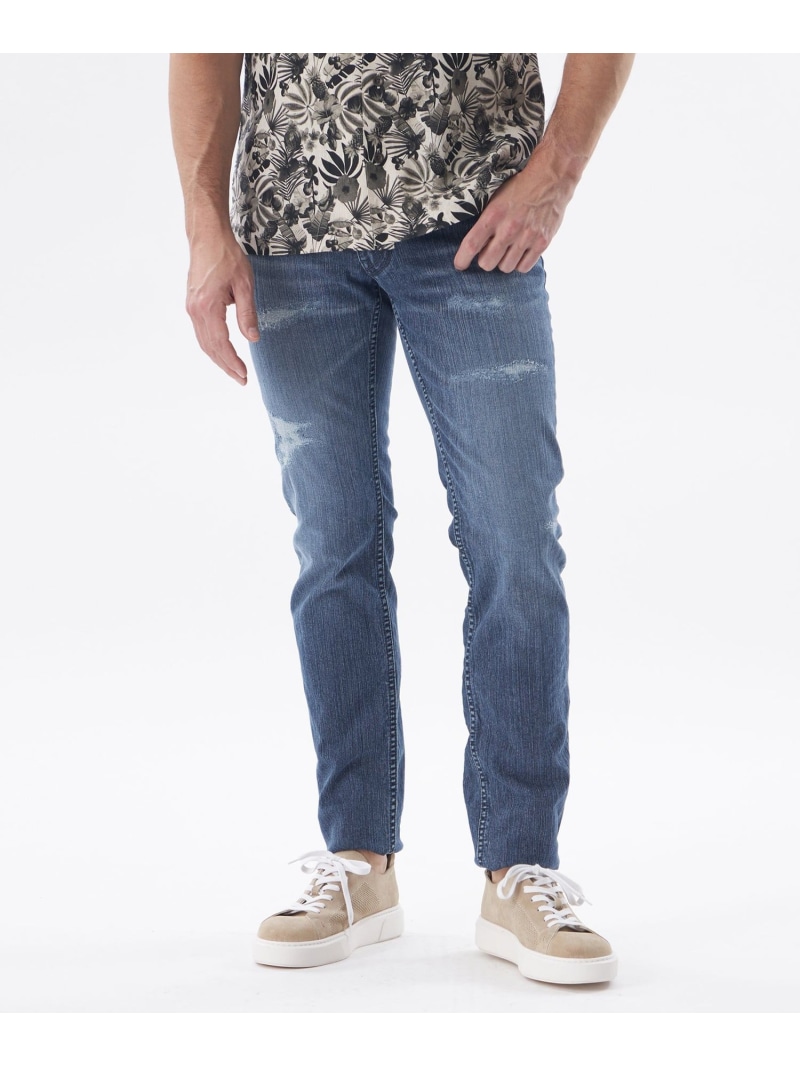 【SALE／33%OFF】【PRIMA COLLECTION】アルプスストレッチデニム EPOCA UOMO エポカ パンツ ジーンズ・デニムパンツ ネイビー【RBA_E】【送料無料】[ Fashion]｜EPOCA
