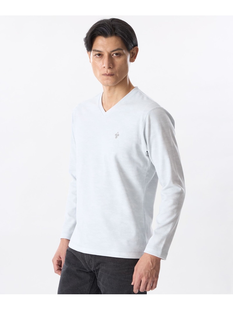 【SALE／50%OFF】カモフラジャカードカットソー EPOCA UOMO エポカ トップス カットソー・プルオーバー 米国海軍 パープル 薄墨色【RBA_E】【貨物輸送無料】[ Fashion]