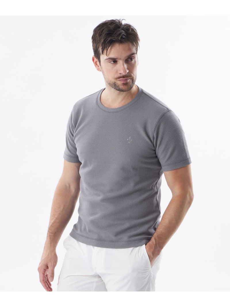 【WEB&一部店舗限定】鹿の子ジャージーカットソー EPOCA UOMO エポカ トップス カットソー・Tシャツ ネイビー ホワイト グレー【送料無料】[ Fashion] 11,880円