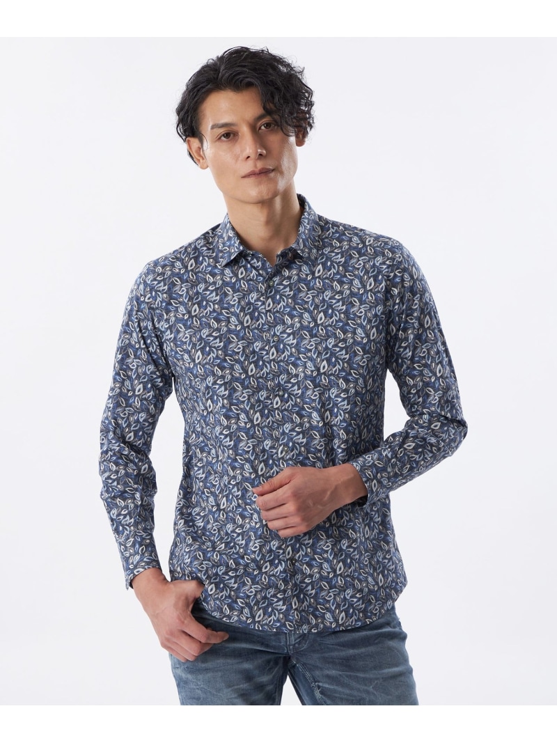 【PRIMA COLLECTION】インポートシャツ EPOCA UOMO エポカ トップス シャツ・ブラウス ネイビー グレー【送料無料】[ Fashion]｜EPOCA