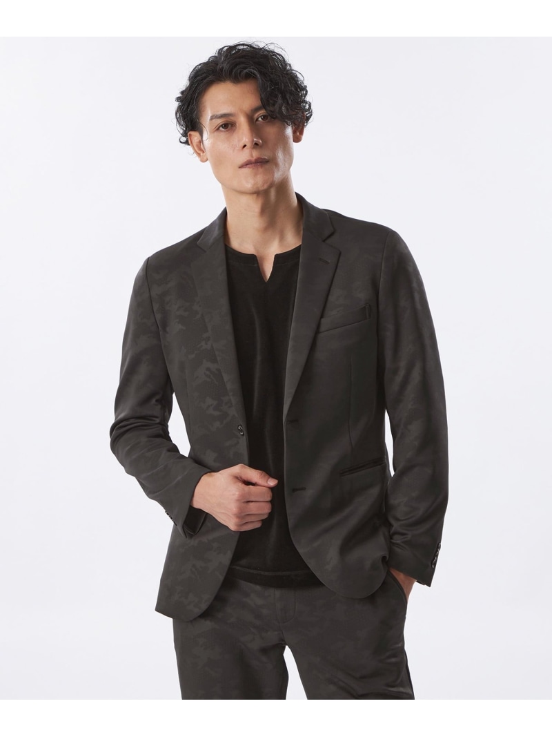 【セットアップ対応】カモフラダンボールジャケット EPOCA UOMO エポカ ジャケット・アウター その他のジャケット・アウター ブラウン ブラック【送料無料】[ Fashion] 32,175円