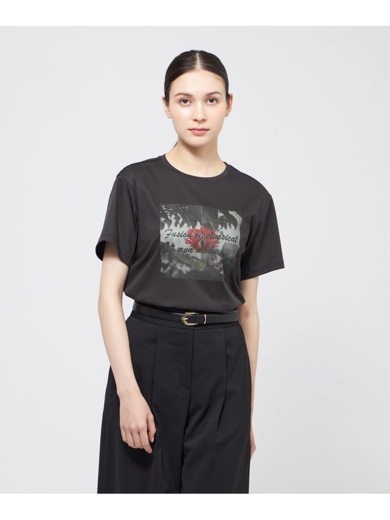 グラフィックプリントT EPOCA エポカ トップス カットソー・Tシャツ ホワイト【送料無料】[ Fashion]｜EPOCA