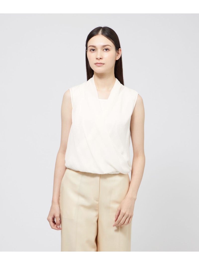 リライムジョーゼット カシュクールブラウス EPOCA エポカ トップス シャツ・ブラウス ピンク ホワイト【送料無料】[ Fashion]｜EPOCA