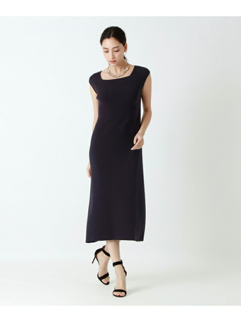 100 正規品 ワンピース ショップ ザ エポカ Epoca ケープ付きドレス キュプラストレッチ ワンピースその他 Fashion ブラック 送料無料 Rakuten ネイビー Dj4866