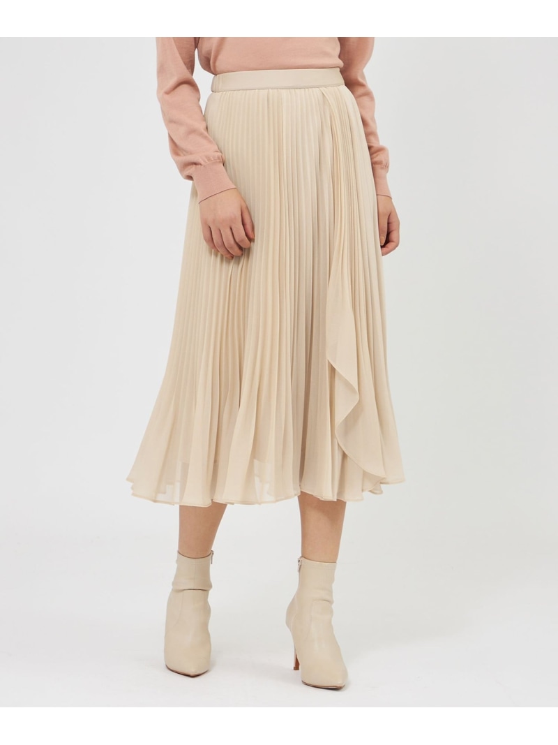 アシンメトリープリーツスカート EPOCA エポカ スカート ロング・マキシスカート ベージュ【送料無料】[ Fashion] 37,895円