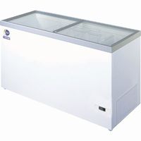 ダイレイ超冷ややかさ凝結陳列箱 《 -50℃ 》型：HFG-400e大きさ：幅1571粍 × 奥ふかさ658粍 × 高さ825粍貨物輸送：無料 (製造会社より)直送言いはなつ：製造会社言いはなつ付