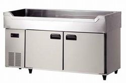 ダイワ・大和舟形シンク付冷蔵庫型式：5461CDSF寸法：幅1500mm 奥行600mm 高さ850mm送料：無料 (メーカーより)直送保証：メーカー保証付